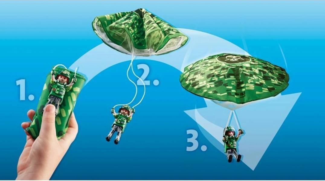 Playmobil Police Parachute Search - 70569 Playset