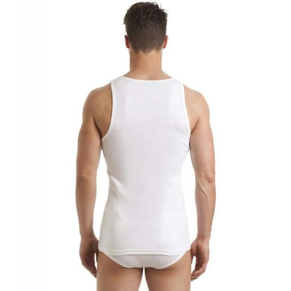 Haigman Three Pack White Vests