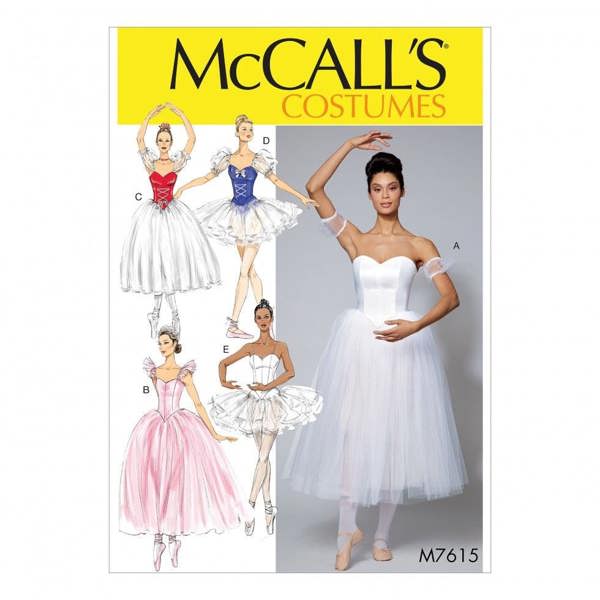 McCalls 7615 Paper Sewing Pattern – Women's Tutu & Costume, Advanced