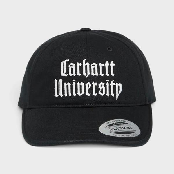 Carhartt WIP Logo Cap Black White
