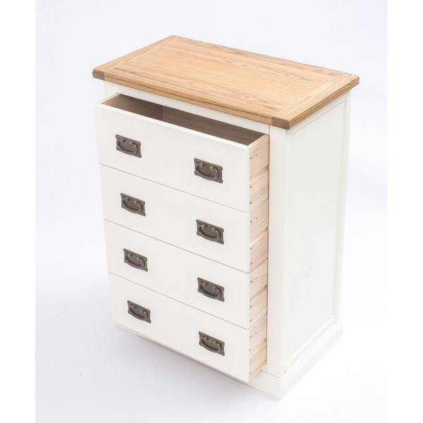 Cabinet Bits Cosenza 4 Drawer Chest of Drawers Bras Drop Handle