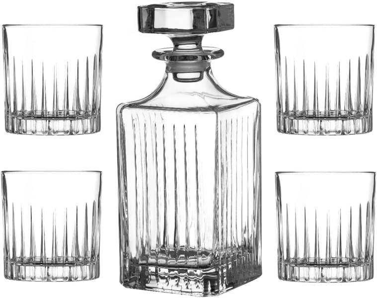 Broadway Whisky Decanter Set - 5 Pieces