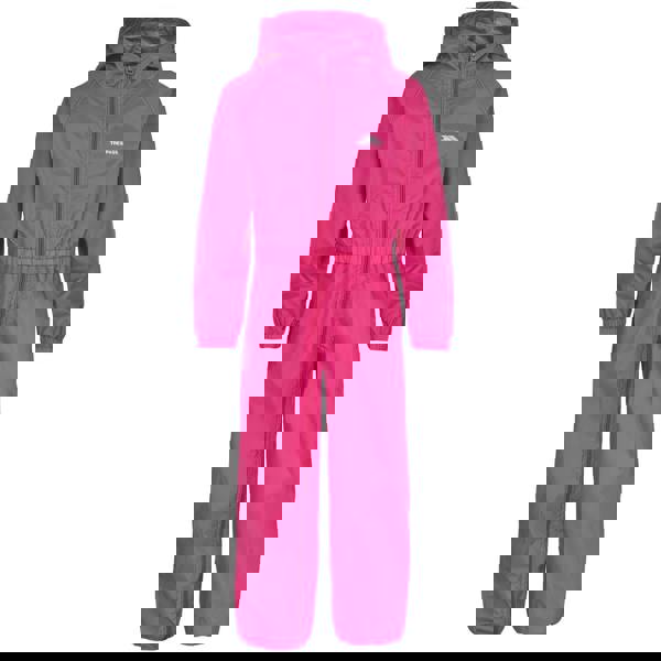 Trespass Childrens/Kids Button Waterproof Rain Suit - Gerbera