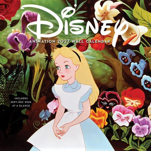 Disney Animation Calendar 2027, Wall Calendars, Month To View, Entertainment, Gift