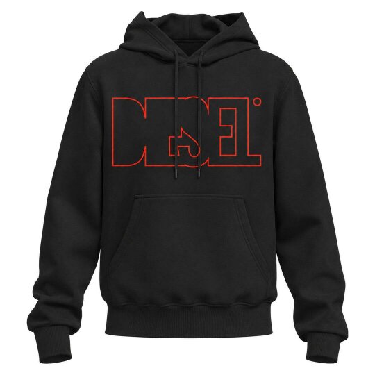 Diesel S-Ginn-Hood 260110 Off Black Men's Hoodie