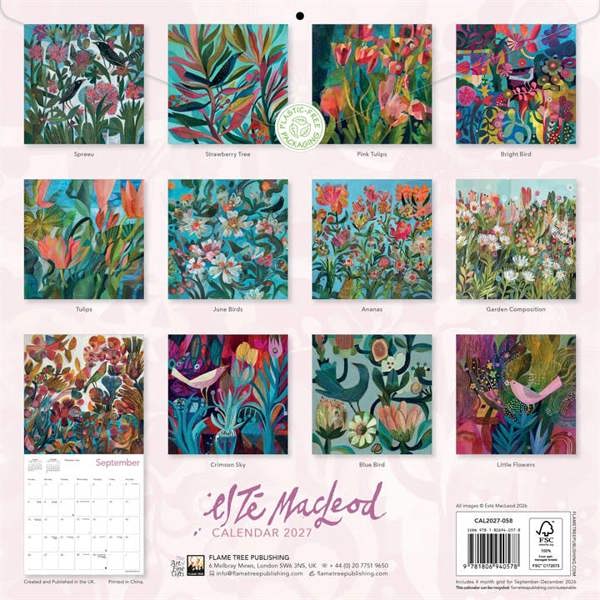 Este MacLeod Calendar 2027, Wall Calendars, Month To View, Art, Gift