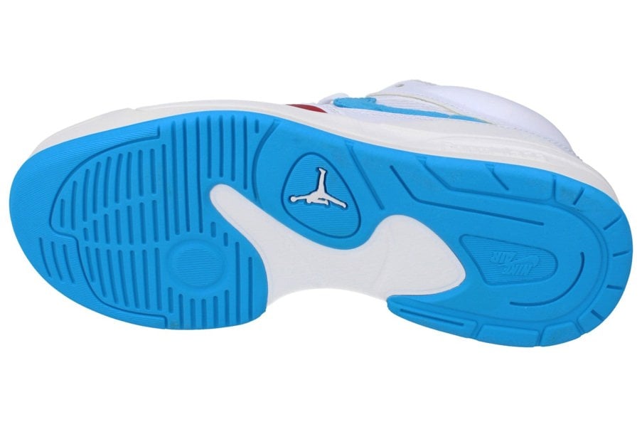 Nike Womens Jordan Stadium 90 Trainers Fb2269  100 - White Dark Powder Blue Sail 100 - Photo 4