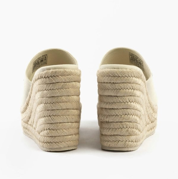 Calvin Klein WEDGE ROPE Womens Sandals Turtle Dove