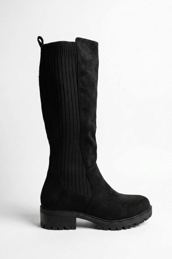 ikrush Aurelia Zip Up Knee High Boots