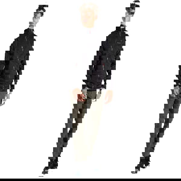 Craghoppers Mens Travos Full Zip Fleece Top - Black Pepper Marl - 