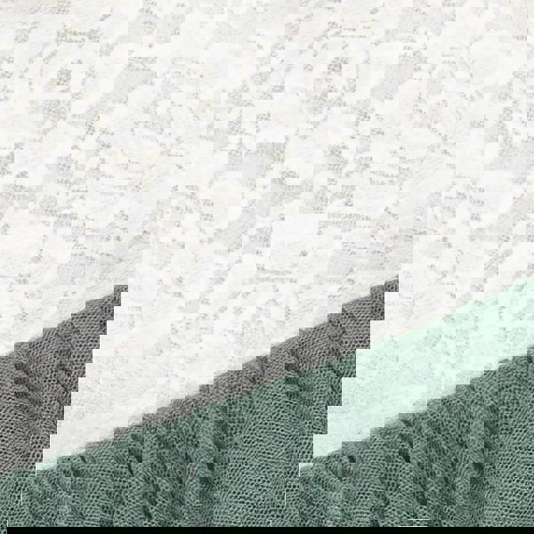 close up of lace and tulle on Baby Bohemian Serendipity Dress in sage