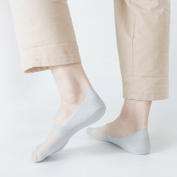 Anyfootwear 5 Pairs One Size 5-9 Multicolored No Show Thin Invisible Fashion Socks For Summer With High Quality Ankle Solid Color Breathable Socks