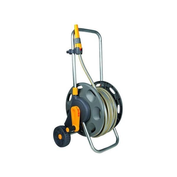 Hozelock 60m Assembled Hose Cart + Hose - Multi Colour - 