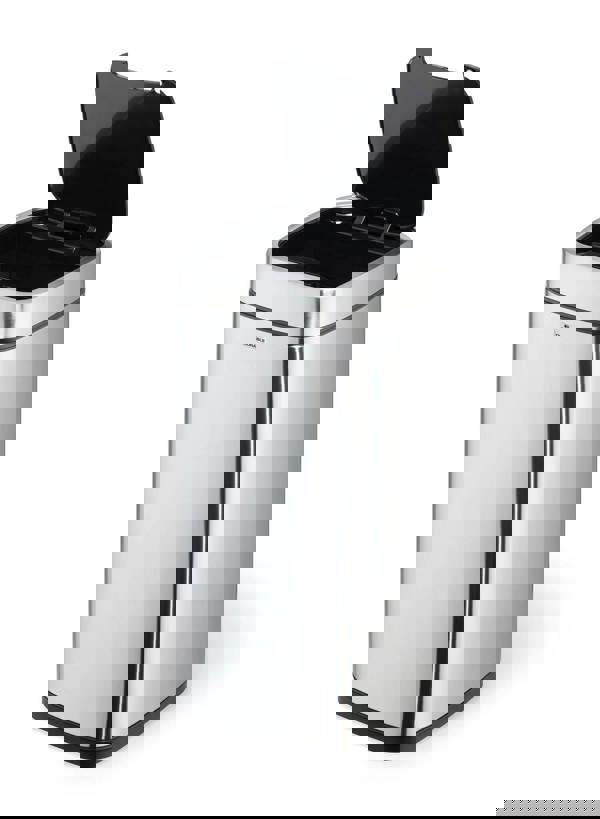 Durable Motion Sensor Bin | Smart Automatic Steel Kitchen Waste Bin | 21L Silver