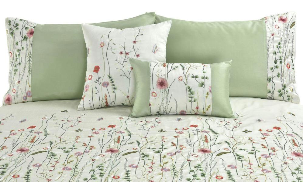 Arabella Green Duvet Cover Set