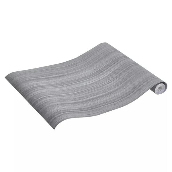 Havendro Kitchen & Bathroom Lino Grey Wood Effect Waterproof Vinyl Flooring Roll Deco 10m