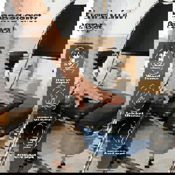 Levede Folding Commode Chair Adjustable Height Bedside Toilet Shower Seat 150kg