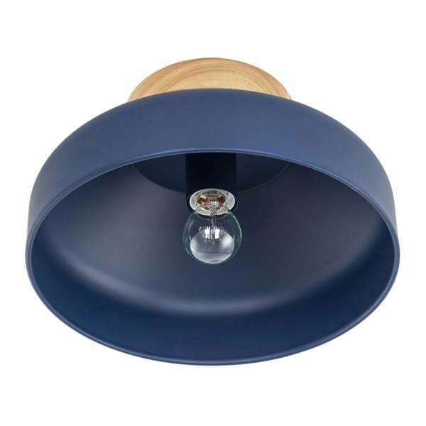 Chic Scandinavian Designed Semi Flush Ceiling Light in Midnight Blue Image 5