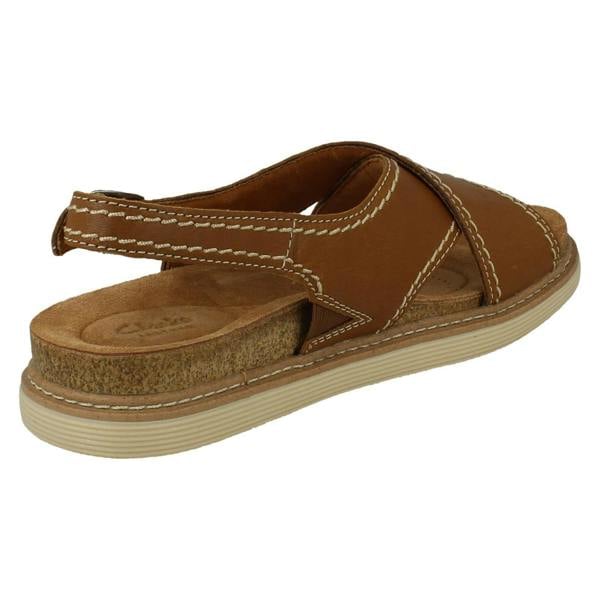 Clarks Ladies Clarks Flat Buckle Fastening Summer Sandals Arwell Sling
