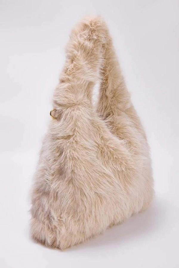 WOVCOR Faux Fur Women's Bag
