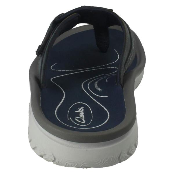 Clarks Mens Clarks Adjustable Strap Toe Post Sandals - Wesley Sun