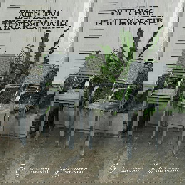 Rattan Dining Chair Set