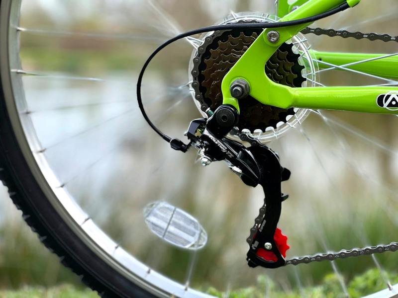 Basis Bikes Basis Link DS Full Suspension Mountain Bike, 26" Wheel - Graphite/Lime
