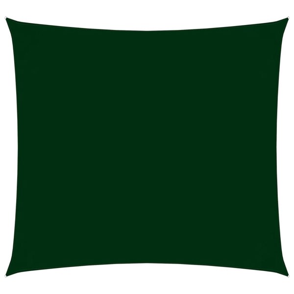 Berkfield Sunshade Sail Oxford Fabric Square 3.6x3.6 m Dark Green