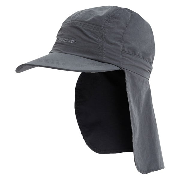 Craghoppers Mens NosiLife III Logo Desert Hat - Black Pepper
