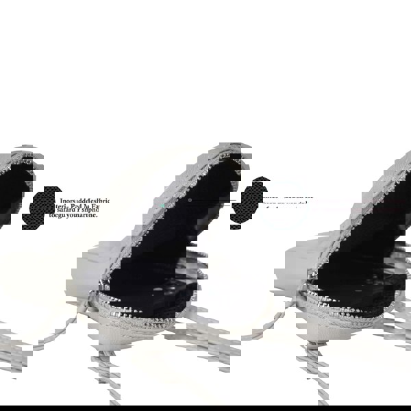 Assots London 'LEO' Ice Grey Nappa Real Leather Crossbody Mobile Phone Bag