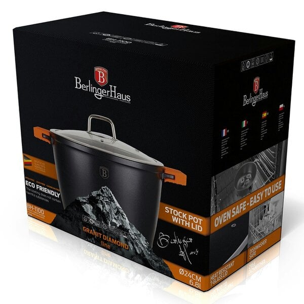 Berlinger Haus Stock Pot 24 cm Berlinger Haus Granite Diamond Line