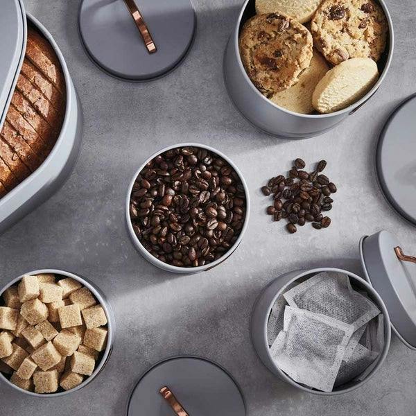 Cooks Professional 5 Piece Kitchen Storage Set | Grey / Copper