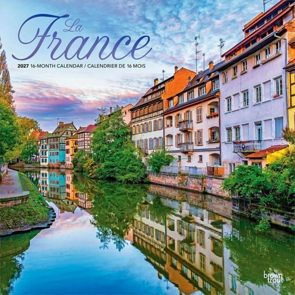 France Calendar 2027, Wall Calendars, Month To View, Travel, Gift
