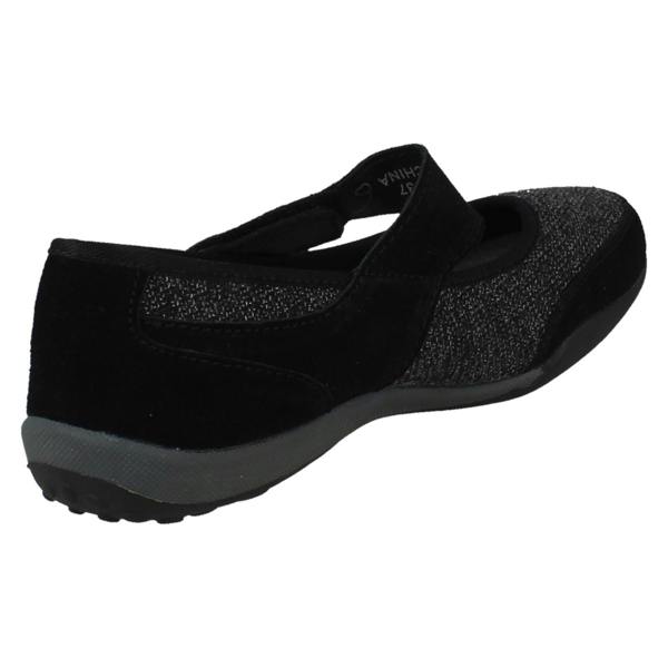 Down to Earth Ladies Down To Earth Casual Hook and Loop Shoes F80559