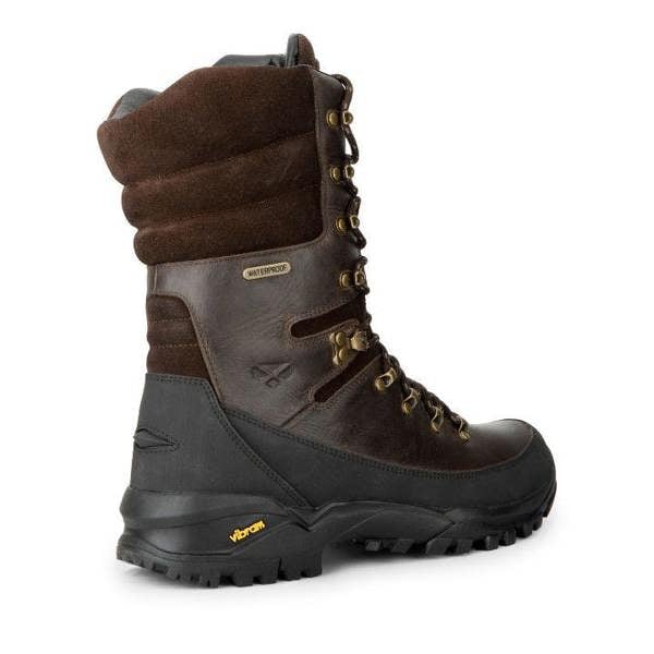 Brown Hoggs of Fife Aonach II field boot with anti-tendonitis relief system and Vibram sole unit