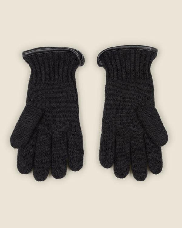 Larsson & Co Knitted Gloves With Fleece Lining
