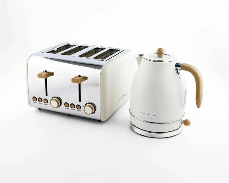 Hamilton Beach Scandi Jug Kettle & Toaster Set - Cream - Hamilton Beach UK
