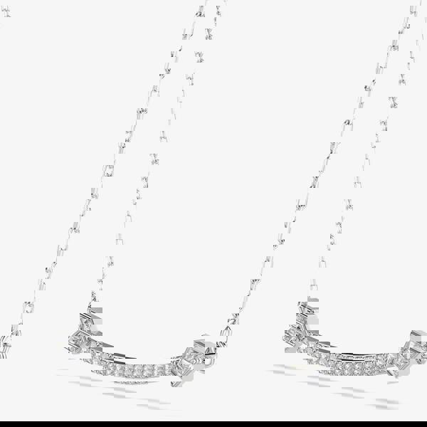 Swarovski Idyllia Rhodium Plated Crystal Arrow Necklace 5737293
