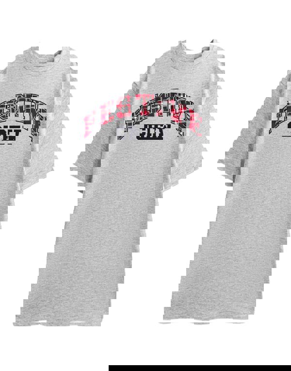 Show Me The Merch Unisex Grey Festive Crew Grey Short Sleeved T-Shirt