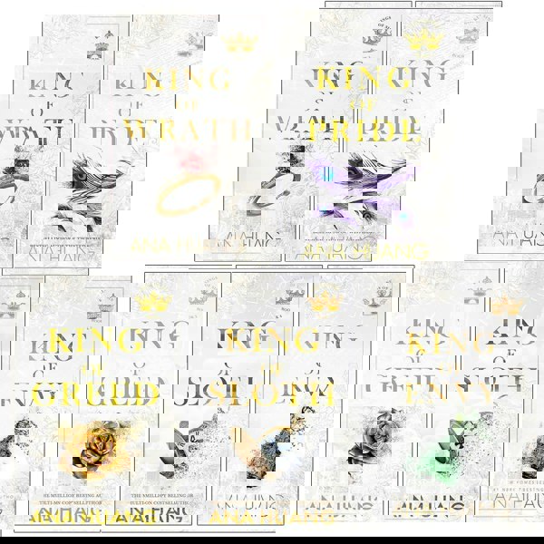 Kings of Sin Series 5 Books Collection Set By Ana Huang (King of Wrath, King of Pride, King of Greed, King of Sloth and King of Envy)