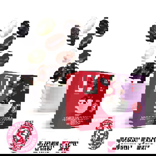 Assorted Chocolate Coated Jumbo Raisins (Pack of 10 x 65g)