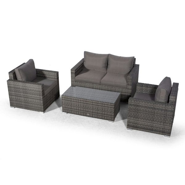 Giardino Sydney 4 Seater Rattan Conversation Sofa Set with Coffee Table