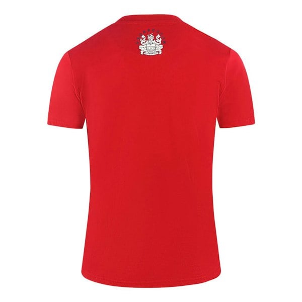 Aquascutum London Embroidered A Logo T-Shirt - Red