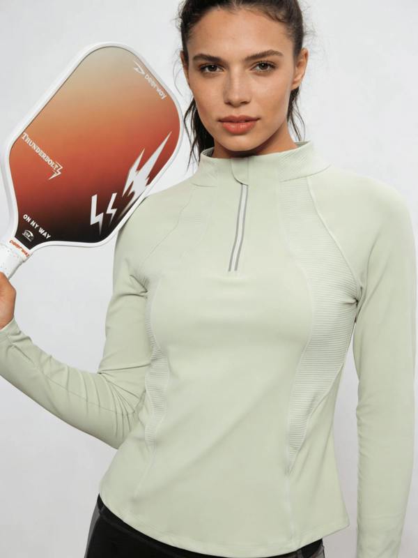 Anniou Half Zipper Yoga Top