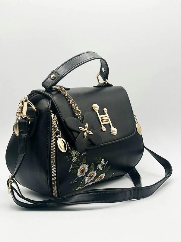Embroidered Crossbody Bag - svnx