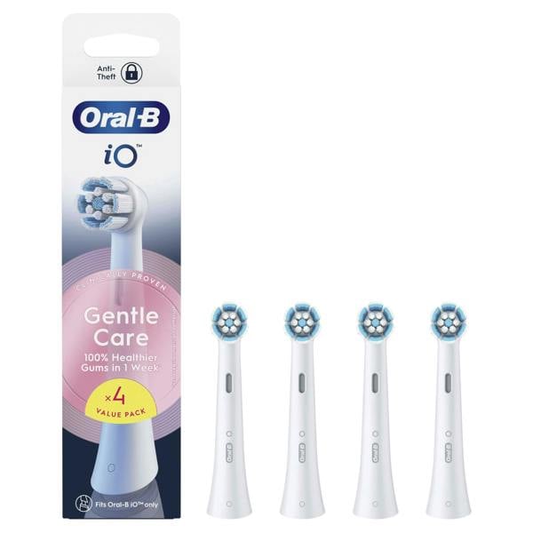Oral-B iO Replacement Heads Gentle Clean White 4 Pack