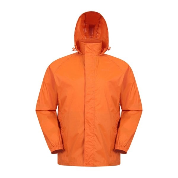 Mountain Warehouse Mens Pakka II Waterproof Jacket - Orange