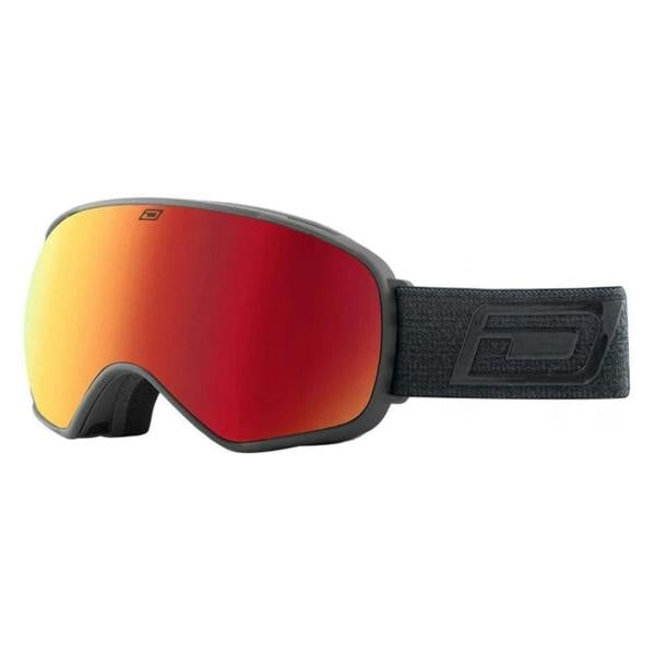 Dirty Dog BULLET - Black with Red Fusion Mirror Lens
