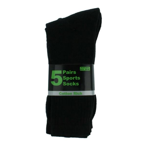 Mens Sports Socks Pack of 5