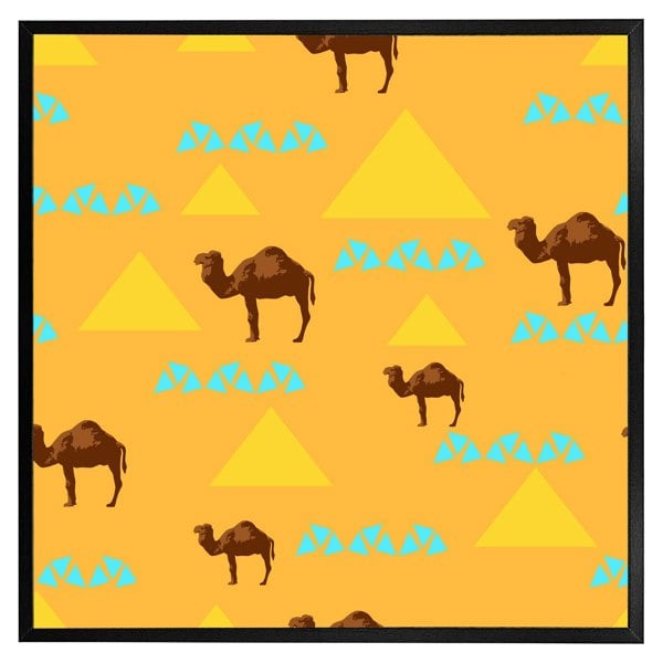 Benjamin Tate Design Camels & pyramids (Picture Frame)